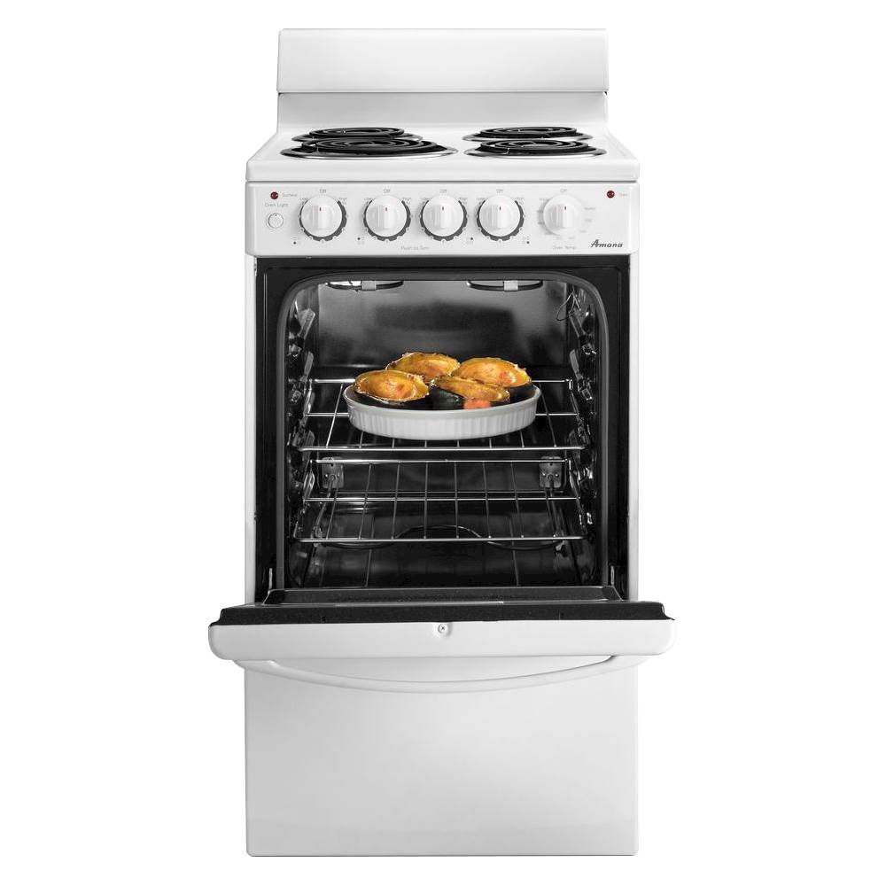 Alt View 11. Amana - 2.6 Cu. Ft. Freestanding Electric Range - White.