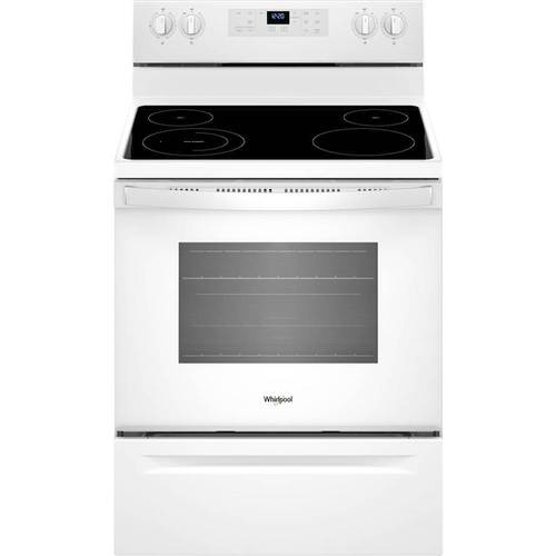 Whirlpool - 5.3 Cu. Ft. Self-Cleaning Freestanding Electric Range - White