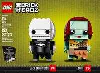 Lego brickheadz jack skellington top & sally
