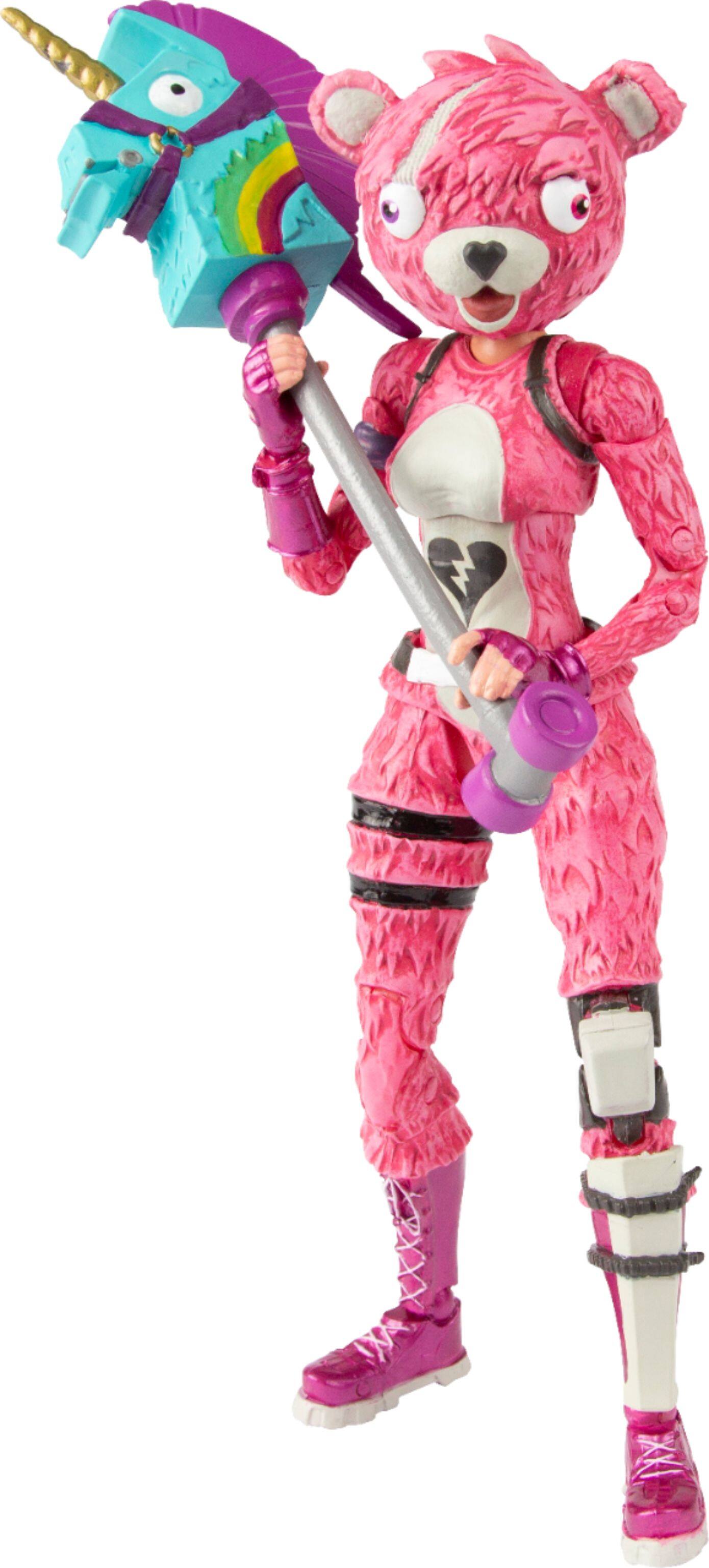 Alt View 11. McFarlane Toys - Fortnite Cuddle Team Leader Figure - Black/White/Pink.