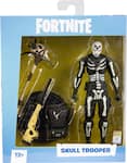 Front Zoom. McFarlane Toys - Fortnite Skull Trooper Figure - Black/White.