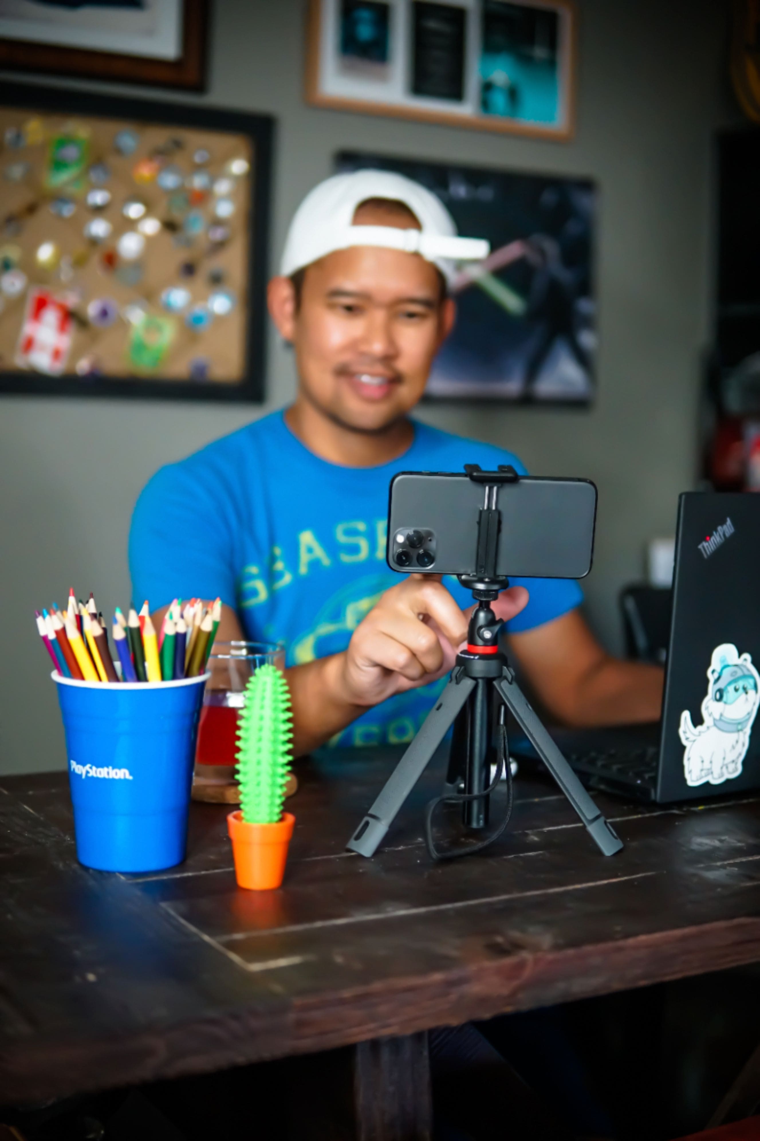 Alt View 18. JOBY - TelePod Mobile Vlogging Tripod - Black.