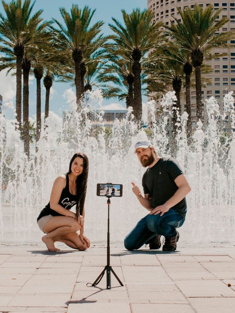 Alt View 20. JOBY - TelePod Mobile Vlogging Tripod - Black.