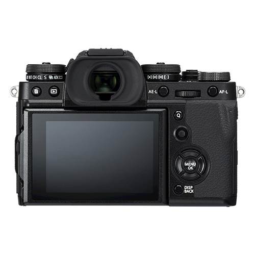 Back View: Fujifilm - X Series X-T3 Mirrorless Camera with XF18-55mm F2.8-4 R LM OIS Lens - Black