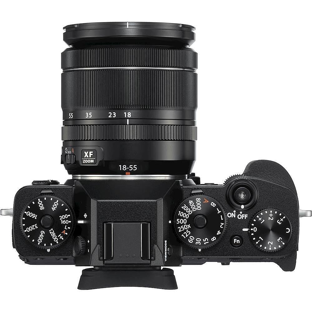Alt View 1. Fujifilm - X Series X-T3 Mirrorless Camera with XF18-55mm F2.8-4 R LM OIS Lens - Black.