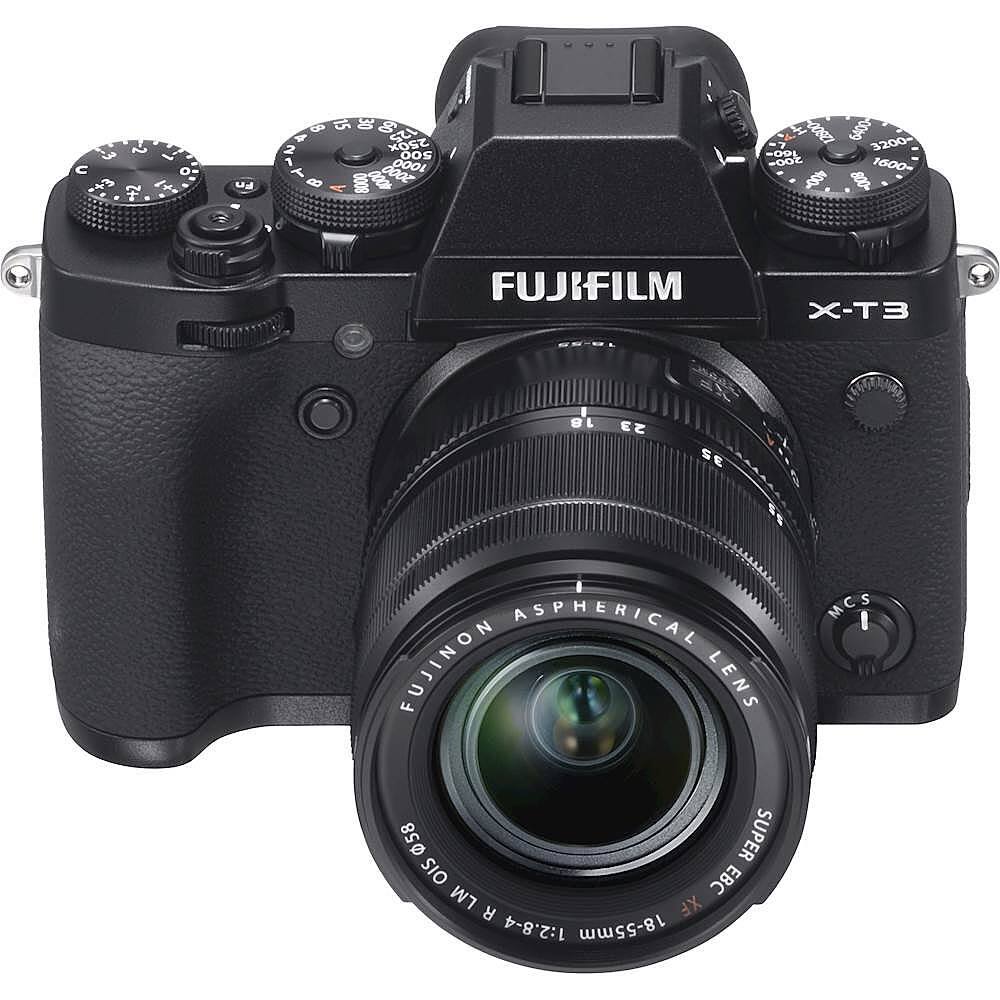 Alt View 13. Fujifilm - X Series X-T3 Mirrorless Camera with XF18-55mm F2.8-4 R LM OIS Lens - Black.