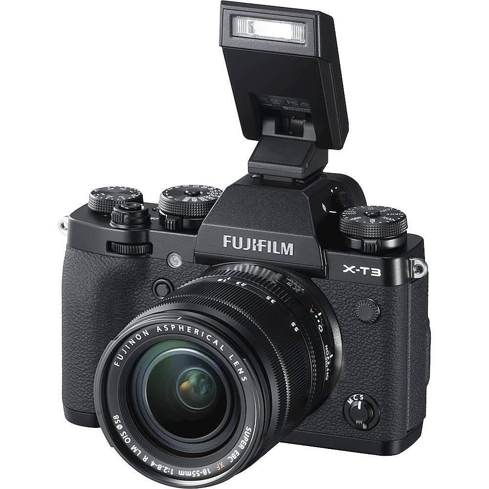 Alt View 14. Fujifilm - X Series X-T3 Mirrorless Camera with XF18-55mm F2.8-4 R LM OIS Lens - Black.