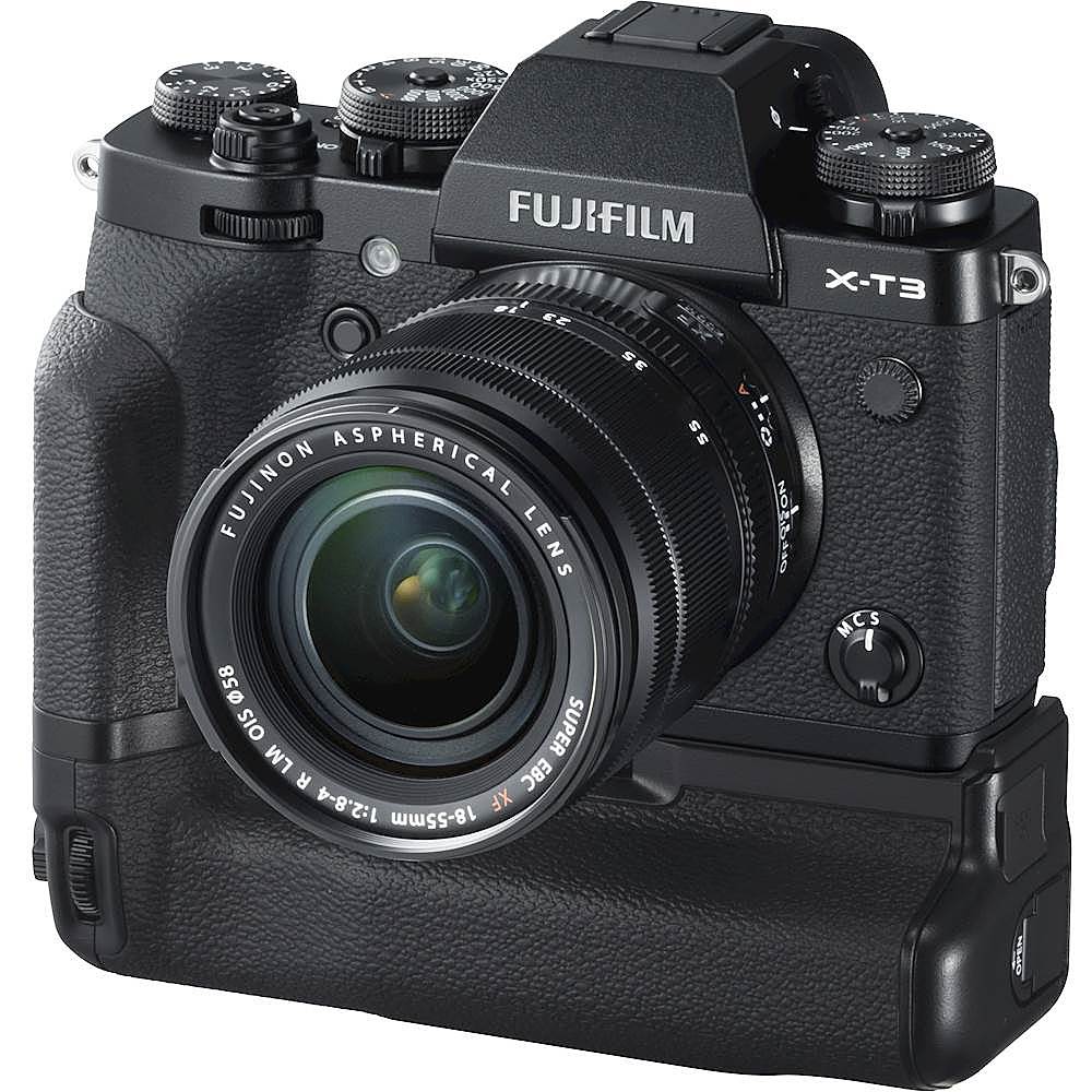 Alt View 15. Fujifilm - X Series X-T3 Mirrorless Camera with XF18-55mm F2.8-4 R LM OIS Lens - Black.