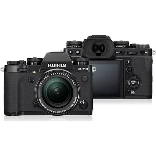 Alt View 19. Fujifilm - X Series X-T3 Mirrorless Camera with XF18-55mm F2.8-4 R LM OIS Lens - Black.