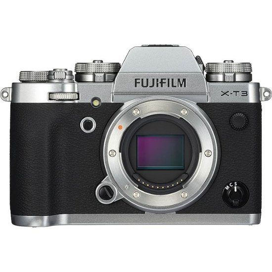 Front Zoom. Fujifilm - X Series X-T3 Mirrorless Camera (Body Only) - Silver.