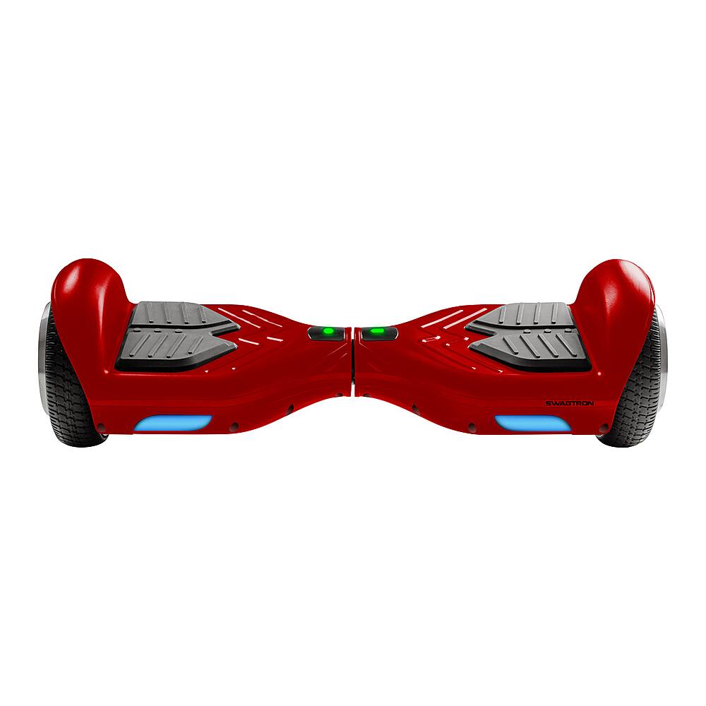 Alt View 12. Swagtron - T881 Self-Balancing Scooter - Red.
