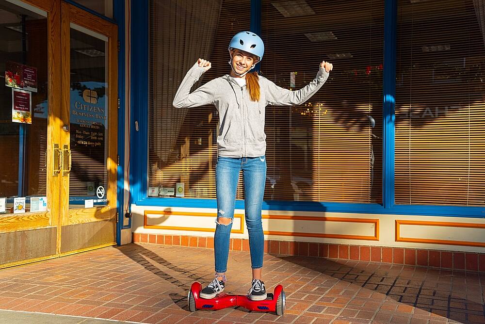 Alt View 18. Swagtron - T881 Self-Balancing Scooter - Red.