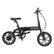 Angle. Swagtron - SwagCycle EB-5 14" Foldable Electric Bike w/30 mi Max Operating Range & 15.5 mph Max Speed - Black.