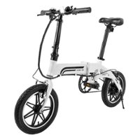 Swagtron - SwagCycle EB-5 14" Electric Bike - White - Front_Zoom