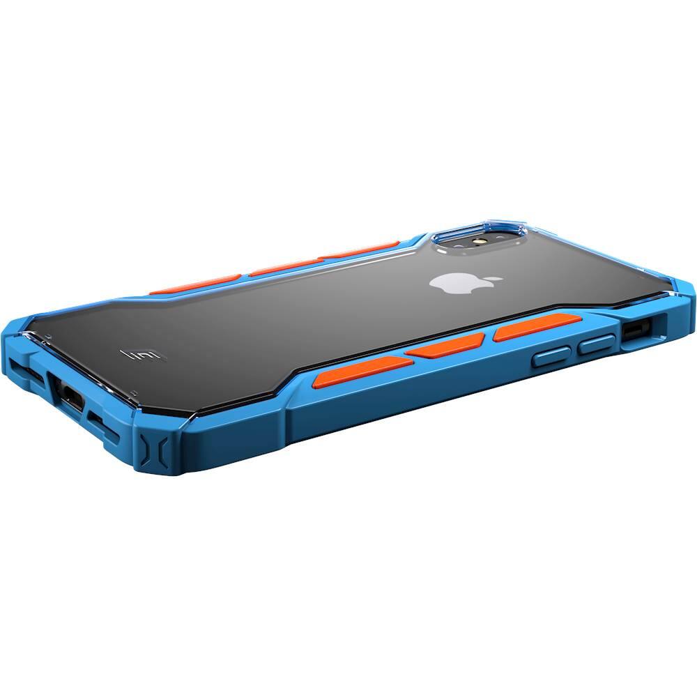 rally case for apple iphone xs max - blue/orange