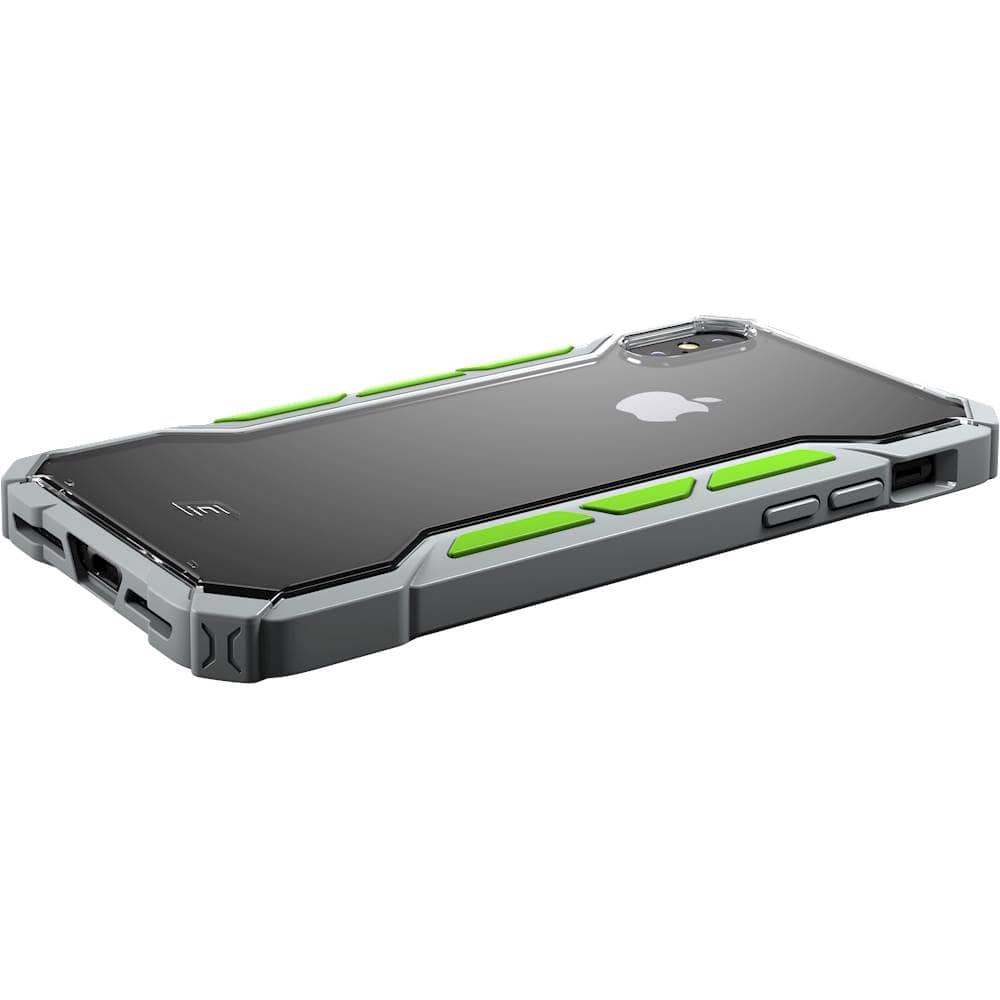 rally case for apple iphone xs max - gray/lime rally case for apple iphone xs max - gray/lime