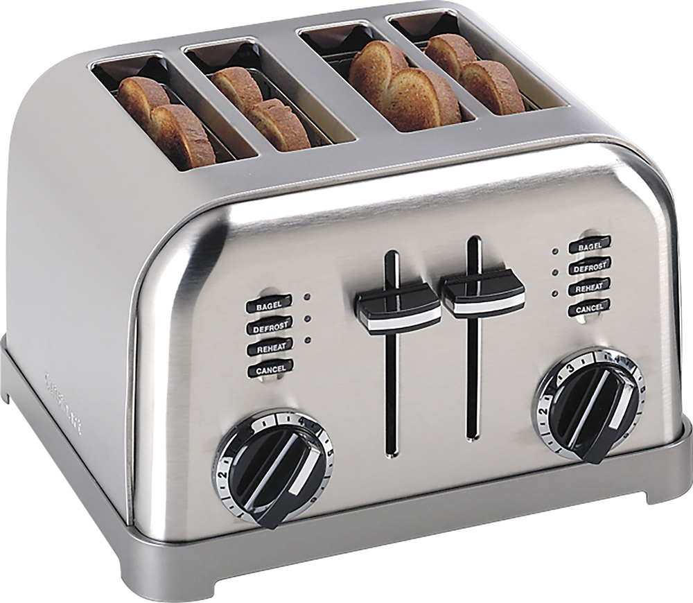 Cuisinart® CPT-160 2-Slice Metal Classic Toaster Brushed Stainless 4 Per  Case Price Per Each
