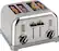 Angle. Cuisinart - 4 Slice Metal Classic Toaster - Brushed Chrome.
