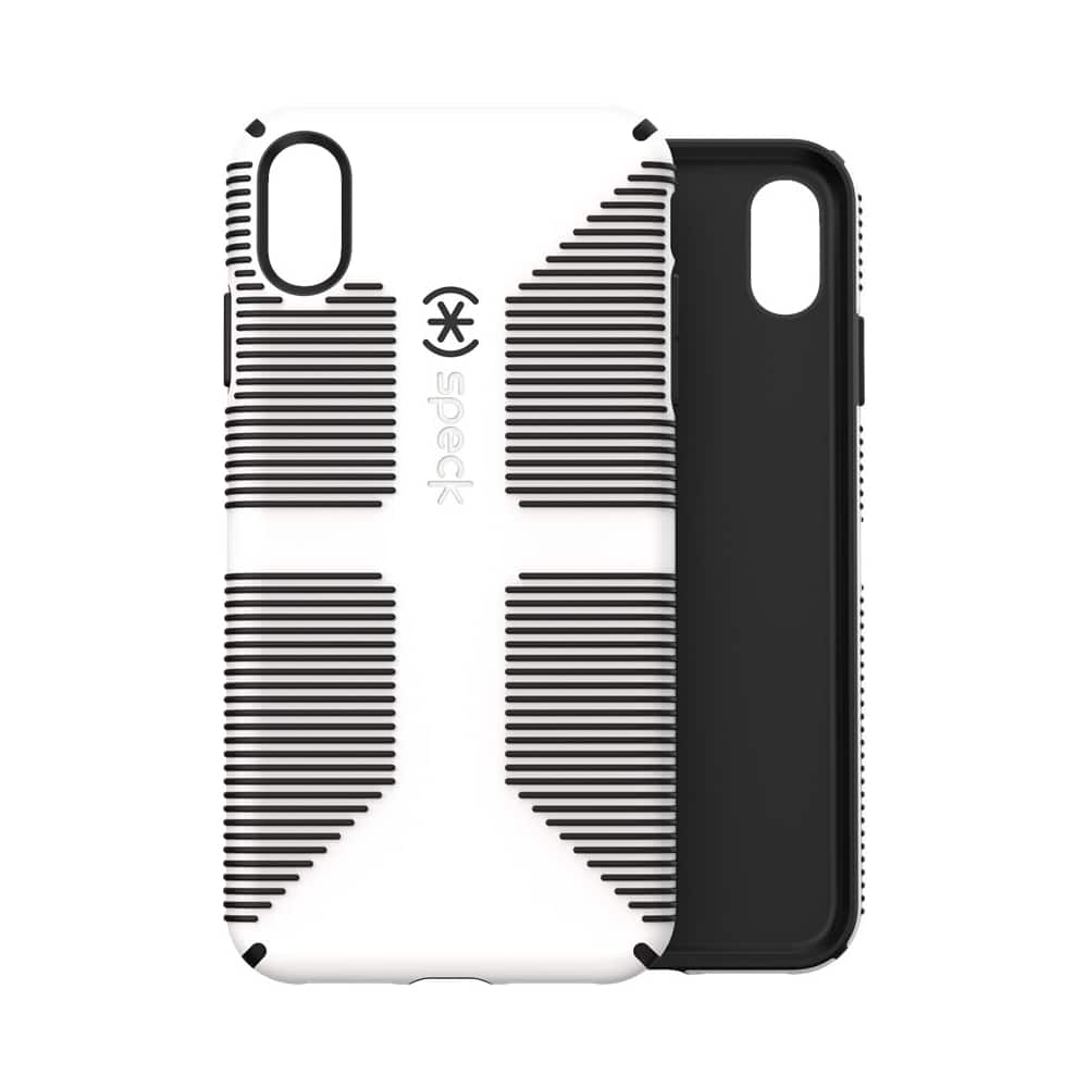 candyshell grip case for apple iphone xs max - black/white candyshell grip case for apple iphone xs max - black/white