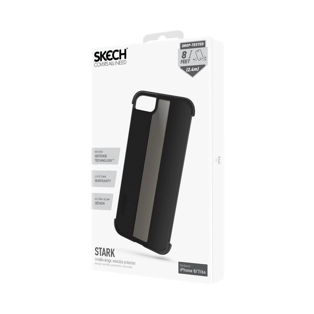 stark case for apple iphone 6s, 7 and 8 - black