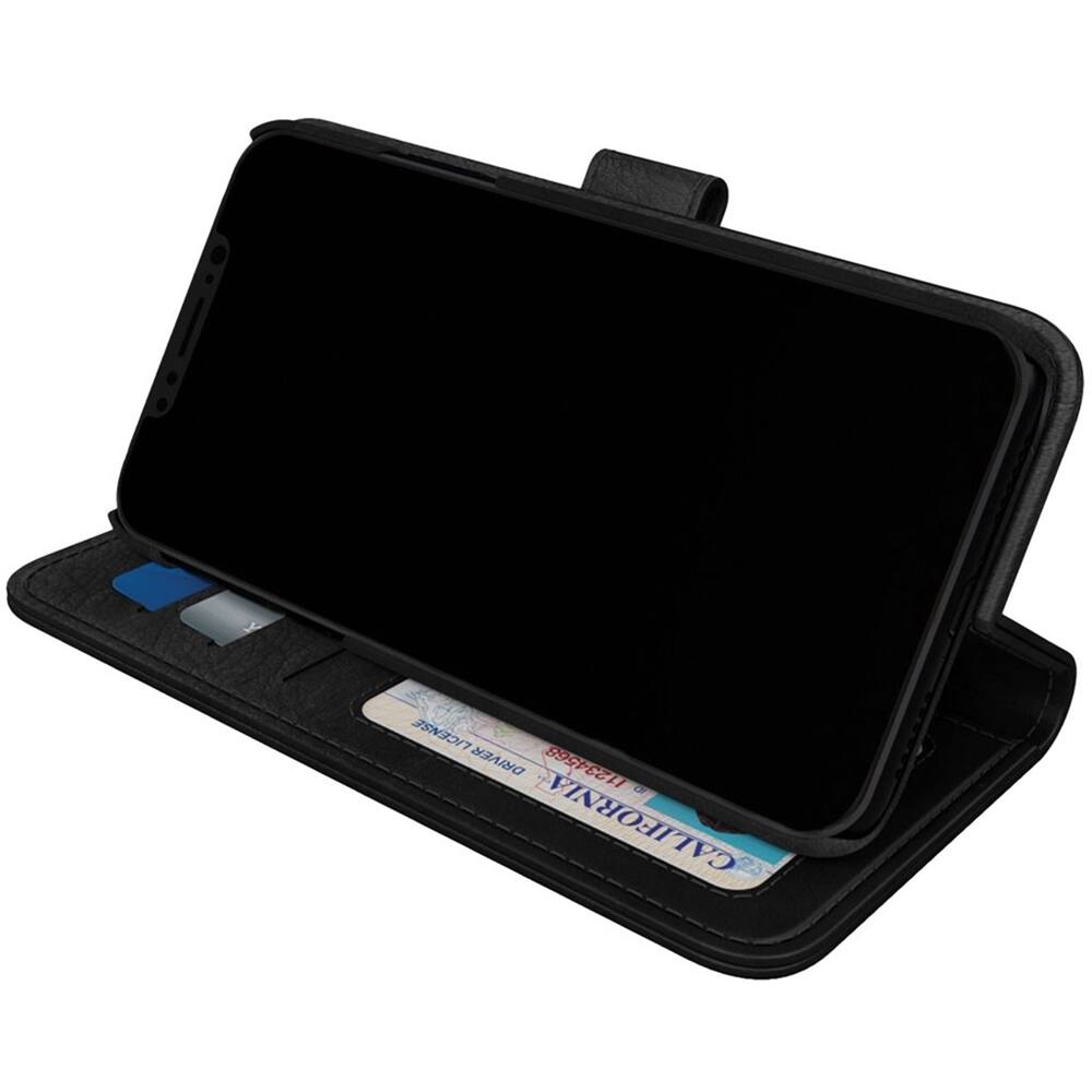 polo book case for apple iphone xs max - black polo book case for apple iphone xs max - black