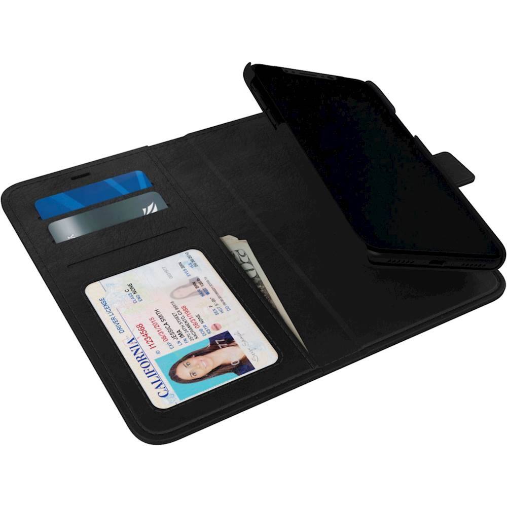 polo book case for apple iphone xs max - black polo book case for apple iphone xs max - black