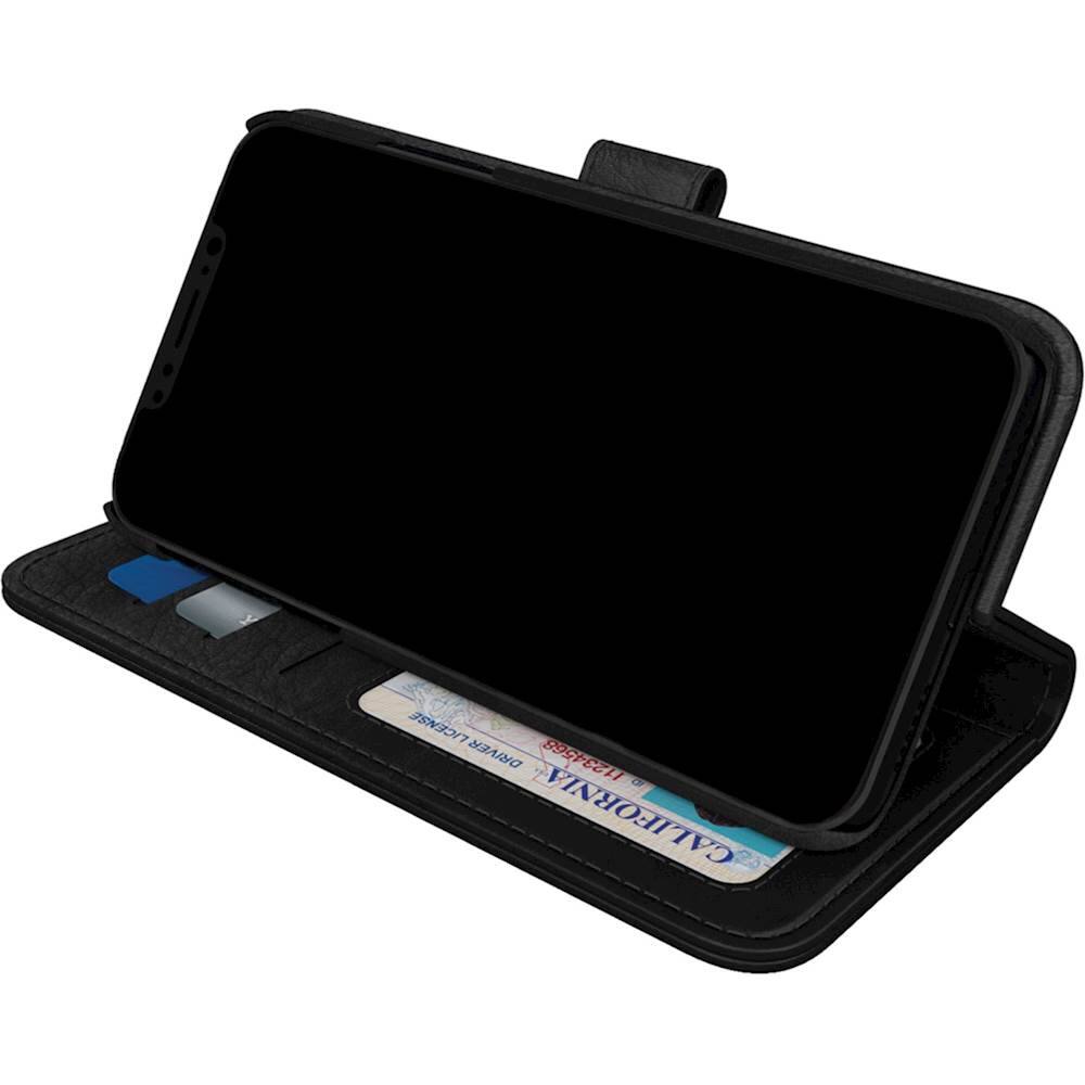 polo book case for apple iphone xs max - black polo book case for apple iphone xs max - black