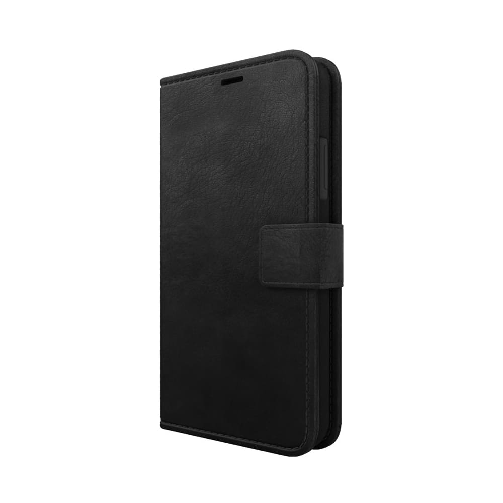 polo book case for apple iphone xs max - black