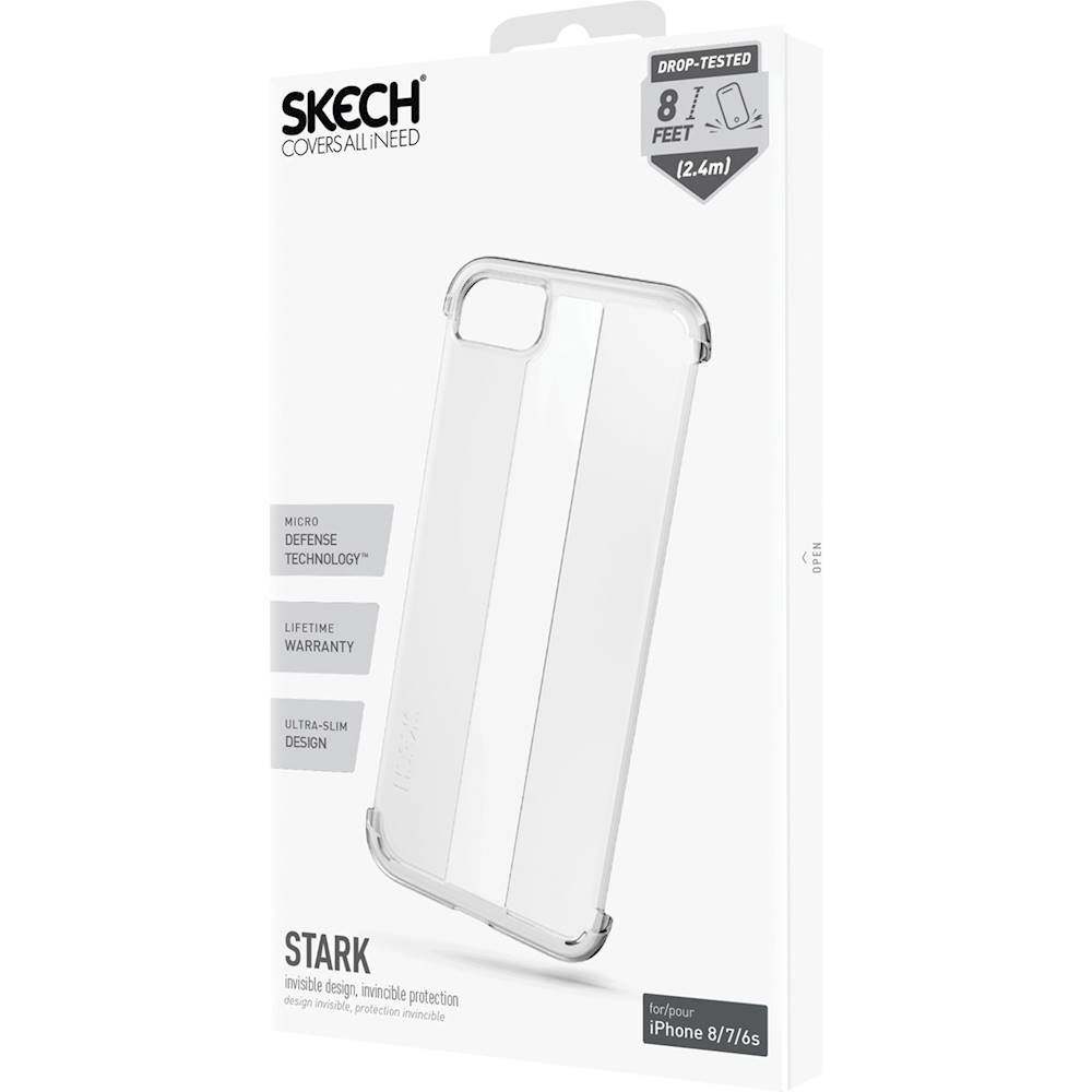 stark case for apple iphone 6s, 7 and 8 - clear