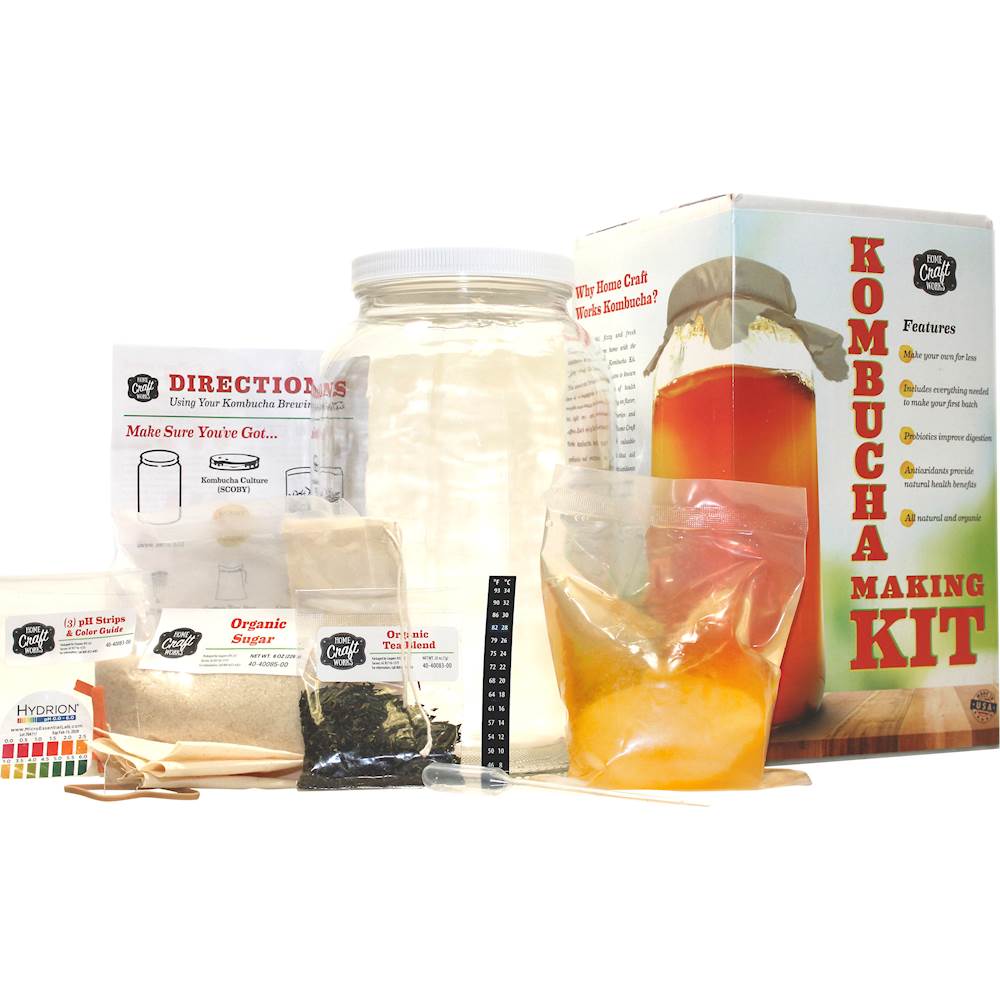 Best Buy: Home Craft Works Kombucha Kit Brown 40-20080-00