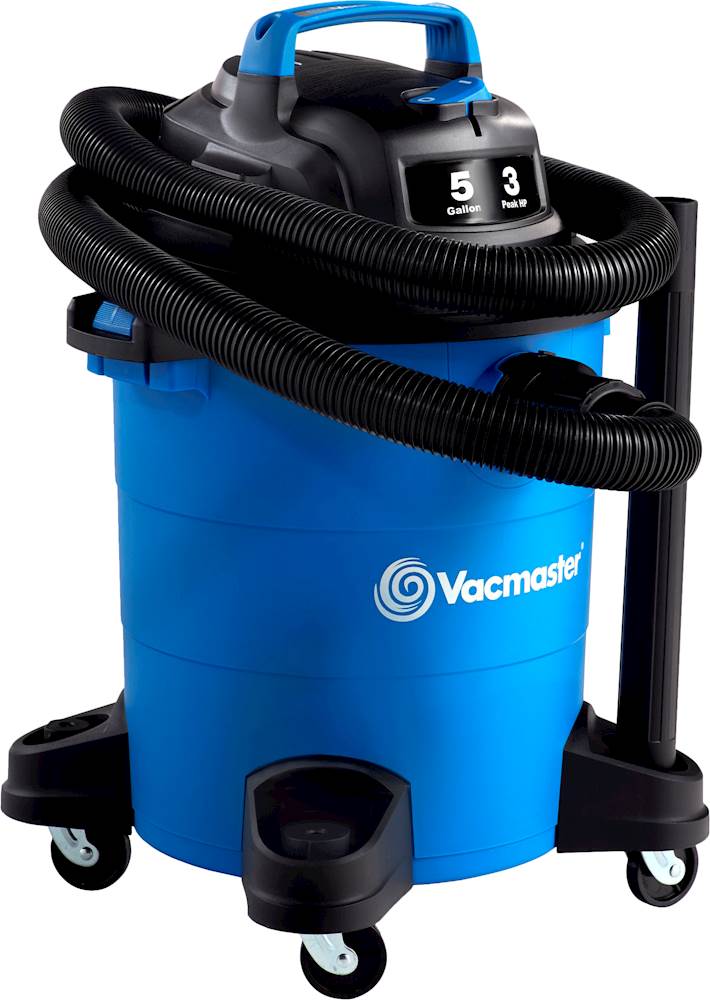 Angle View: VacMaster - Wet/Dry Canister Vacuum - Blue/Black