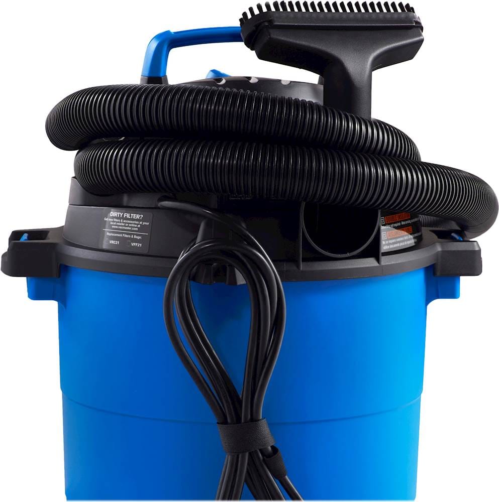Best Buy VacMaster Wet/Dry Canister Vacuum Blue/Black VOC507PF