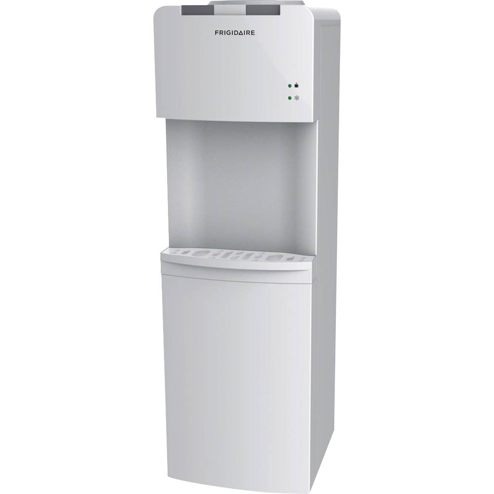Left View: Frigidaire - Hot/Cold Water Dispenser - Silver