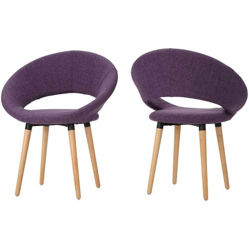 Noble House - Rimrock Dining Chair (Set of 2) - Muted Purple