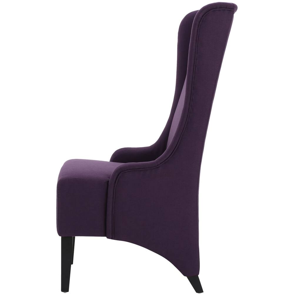 Angle View: Noble House - Dunbar Dining Chair - Plum