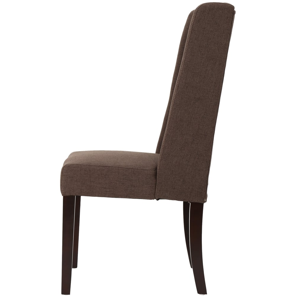 Angle View: Noble House - Duval Dining Chairs (Set of 2) - Dark Brown