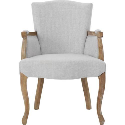 Noble House - Zavalla Fabric Dining Chair - Light Gray