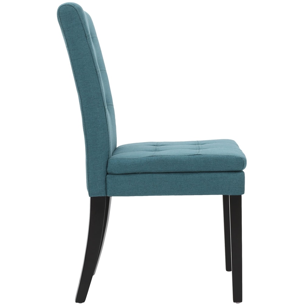 Left View: Noble House - Shorewood Dining Chair (Set of 2) - Dark Teal