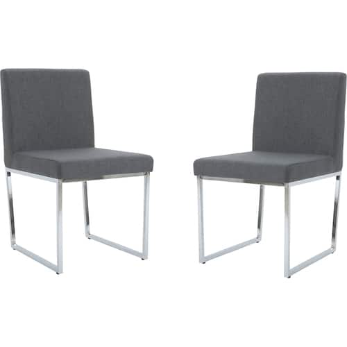 Noble House - Colby Dining Chair (Set of 2) - Charcoal