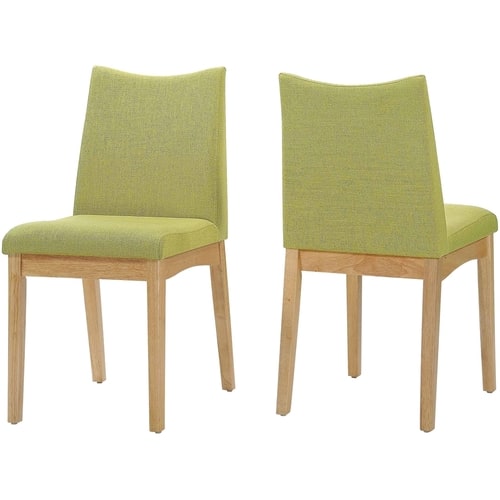 Noble House - Bayside Dining Chair (Set of 2) - Green Tea /Oak