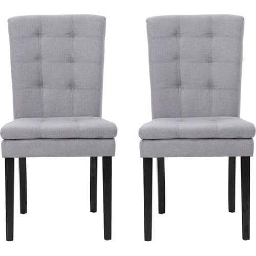 Noble House - Shorewood Dining Chair (Set of 2) - Light Gray