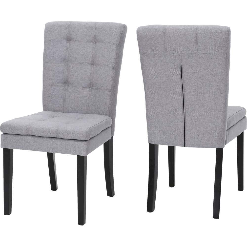 Best Buy: Noble House Shorewood Dining Chair (Set Of 2) Light Gray 300401