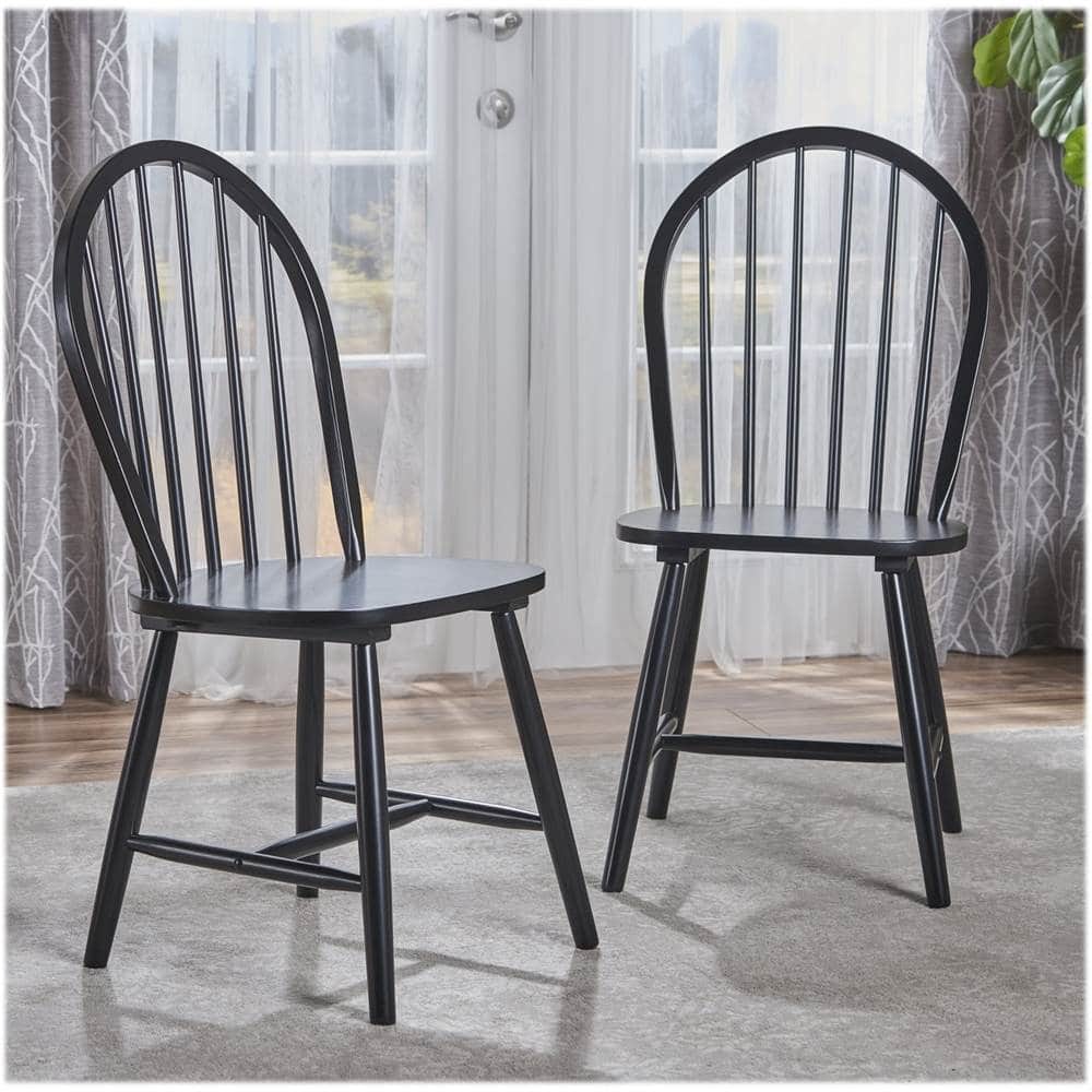 Best Buy: Noble House Cambridge Dining Chair (Set of 2) Black 302241