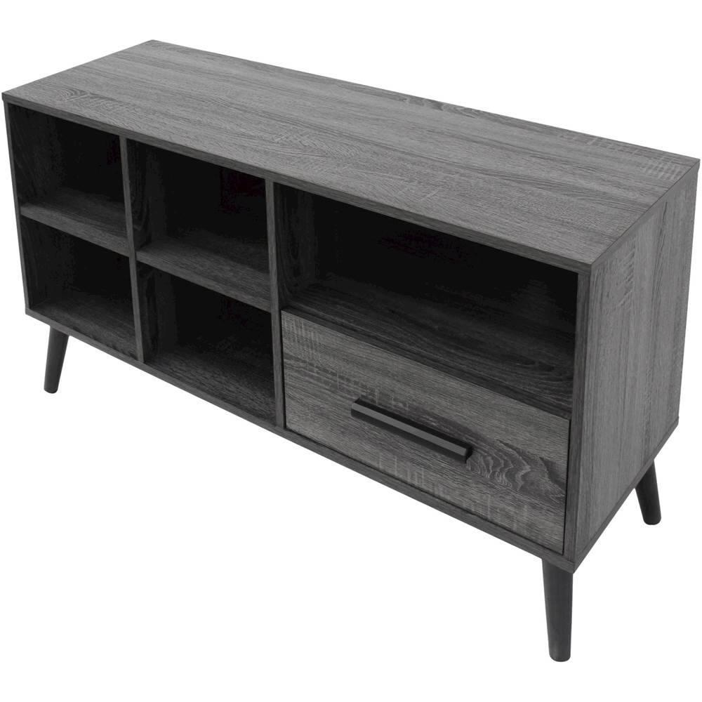 Left View: Noble House - Wannee TV Cabinet - Gray Oak