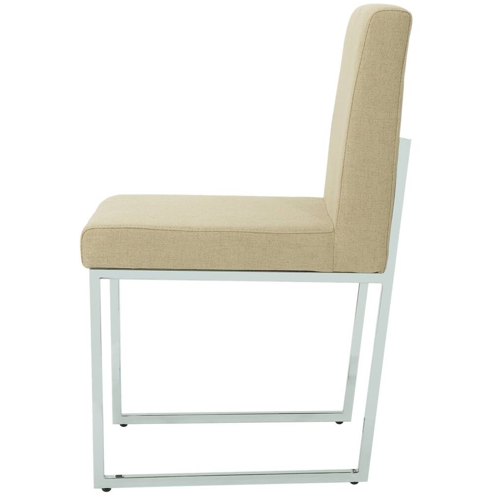 Angle View: Noble House - Colby Dining Chair - Dark Beige