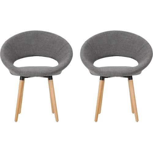 Noble House - Rimrock Dining Chair (Set of 2) - Light Gray