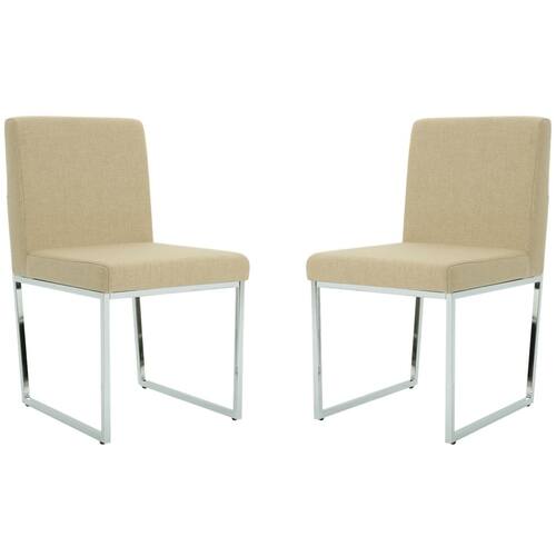 Noble House - Colby Dining Chair (Set of 2) - Dark Beige