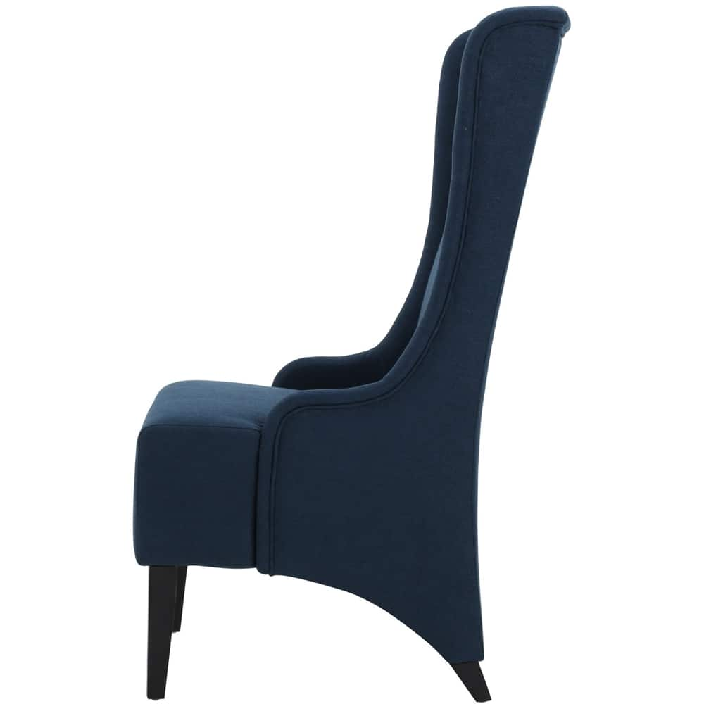 Angle View: Noble House - Dunbar Dining Chair - Dark Blue