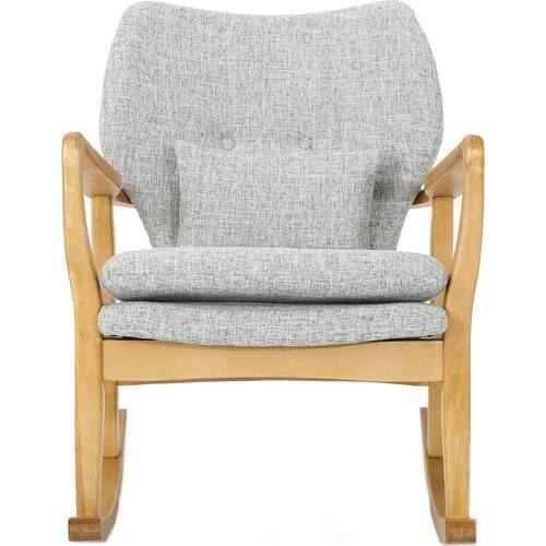 Noble House - Hillsboro Rocking Chair - Light Gray