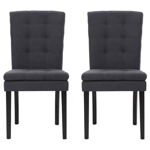 Noble House - Shorewood Dining Chair (Set of 2) - Dark Charcoal